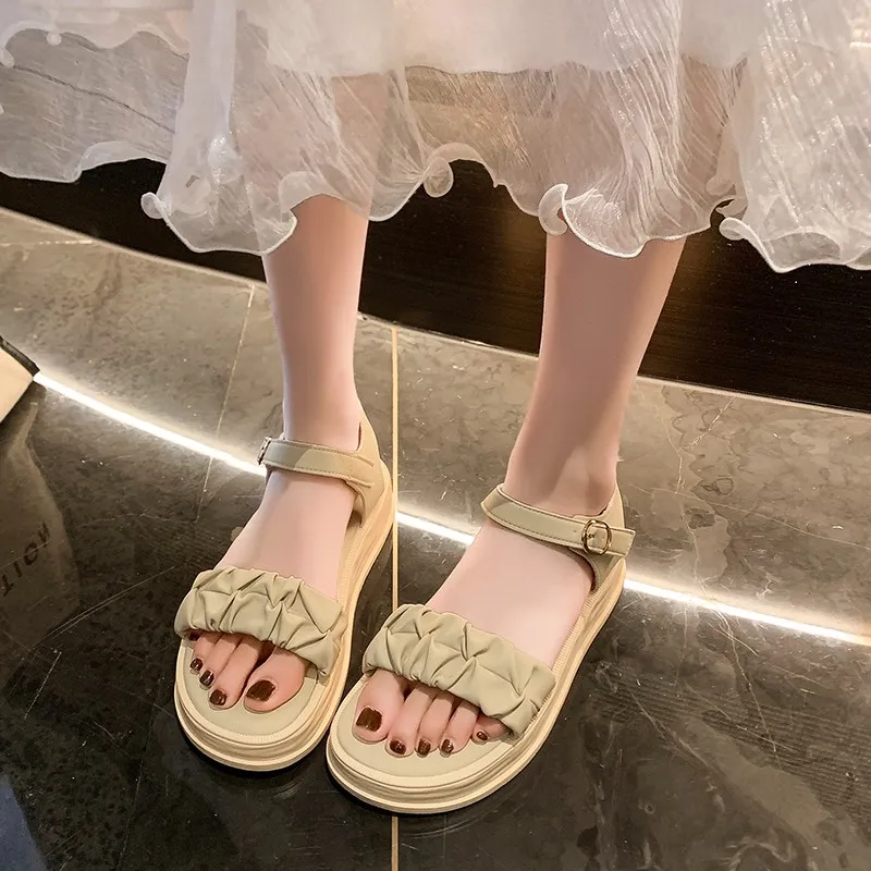 WUJI One Strap Sandals 3.5CM Women's-5