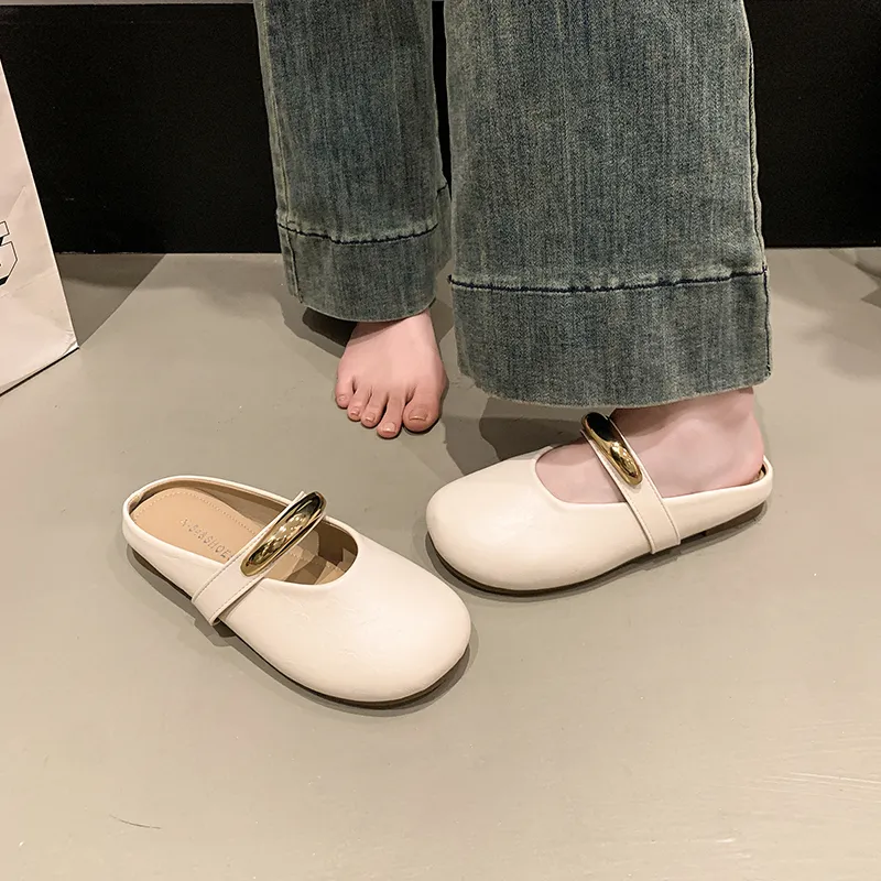 WUJI Rubber Sole Closed Toe Slippers Women's-8