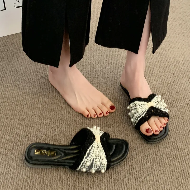 WUJI Rubber Sole Slip Resistant Abrasion Resistant Slide Slippers Women's-4