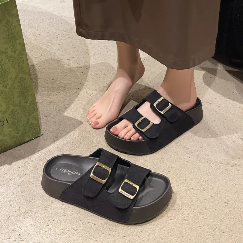 WUJI Slip Resistant Odor Resistant Slide Slippers Women's-6