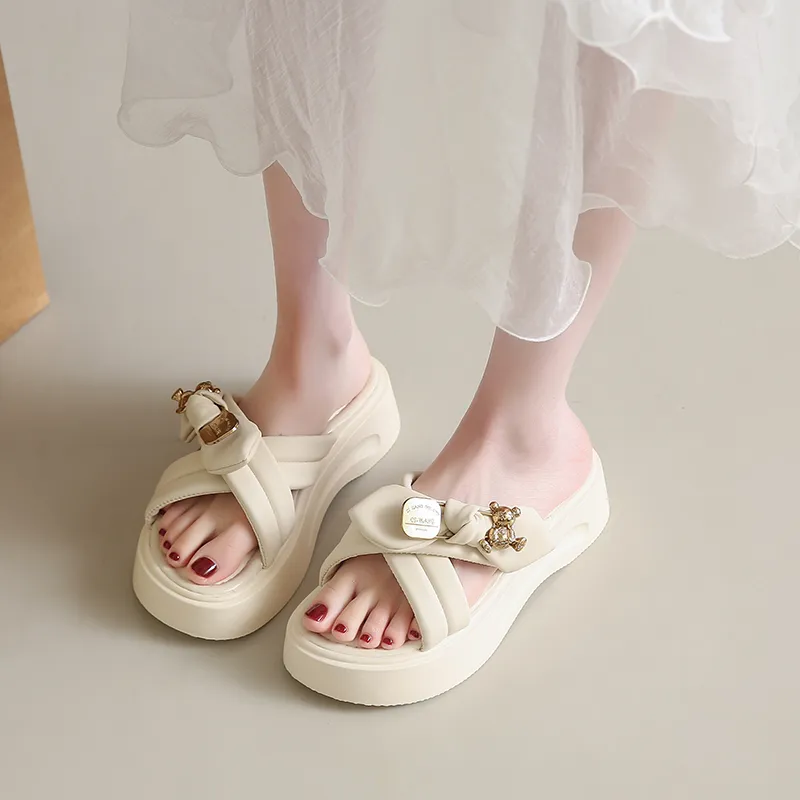 WUJI Slip Resistant Abrasion Resistant Slide Slippers Women's-4