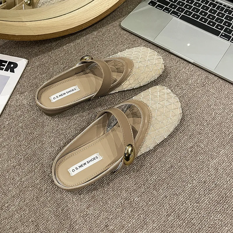 WUJI Odor Resistant Slip Resistant Closed Toe Slippers Women's-14