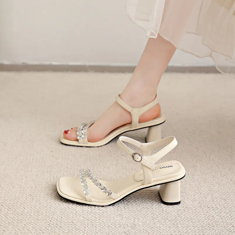 WUJI One Strap Sandals 5cm Women's-7