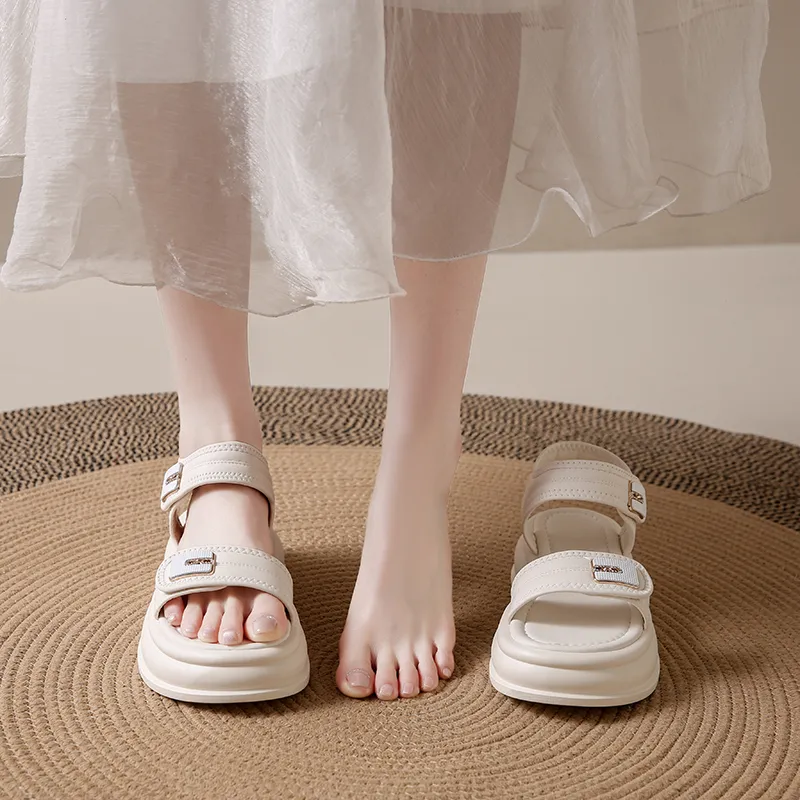 WUJI One Strap Sandals 5CM Women's-8