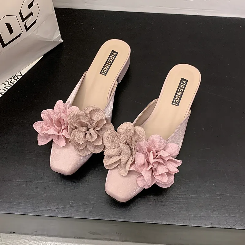 WUJI Rubber Sole Abrasion Resistant Slip Resistant Closed Toe Slippers Women's-6