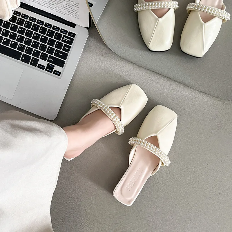 WUJI Slip Resistant Abrasion Resistant Closed Toe Slippers Women's-14