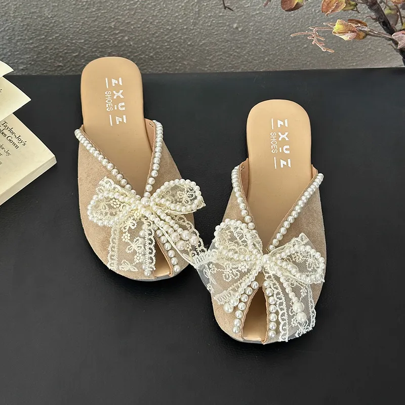 WUJI Slip Resistant Abrasion Resistant Closed Toe Slippers Women's-19