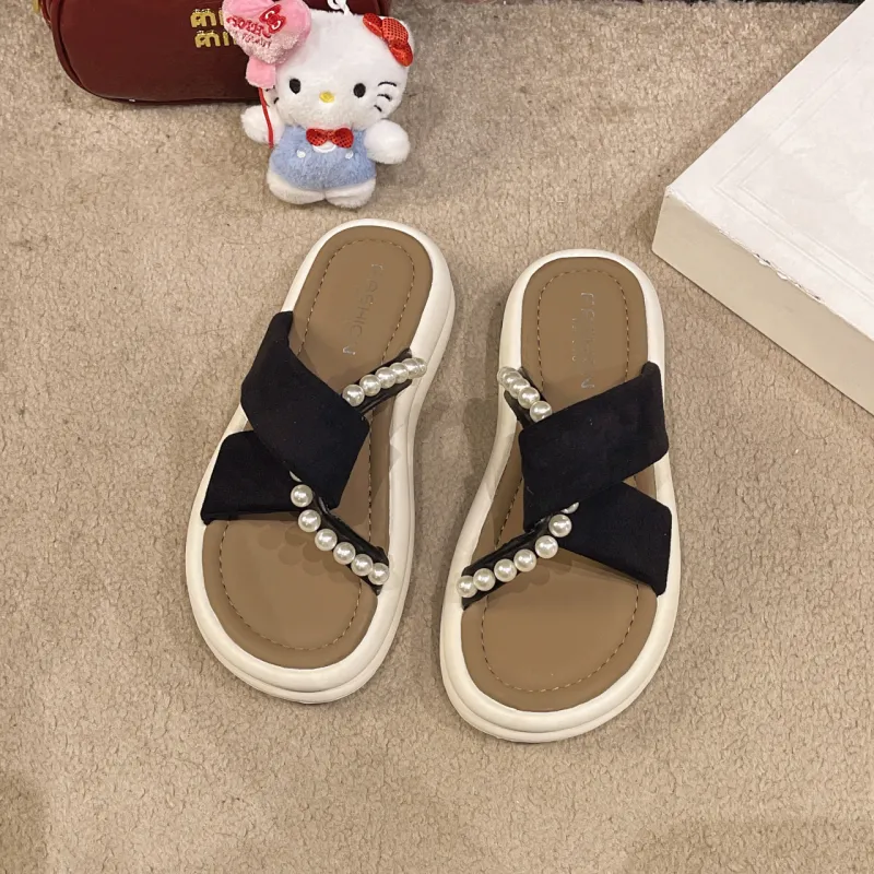 WUJI Slip Resistant Odor Resistant Slide Slippers Women's-3