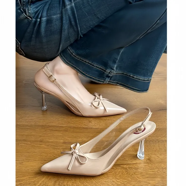 WUJI Slim Heel High Heels Women's-6