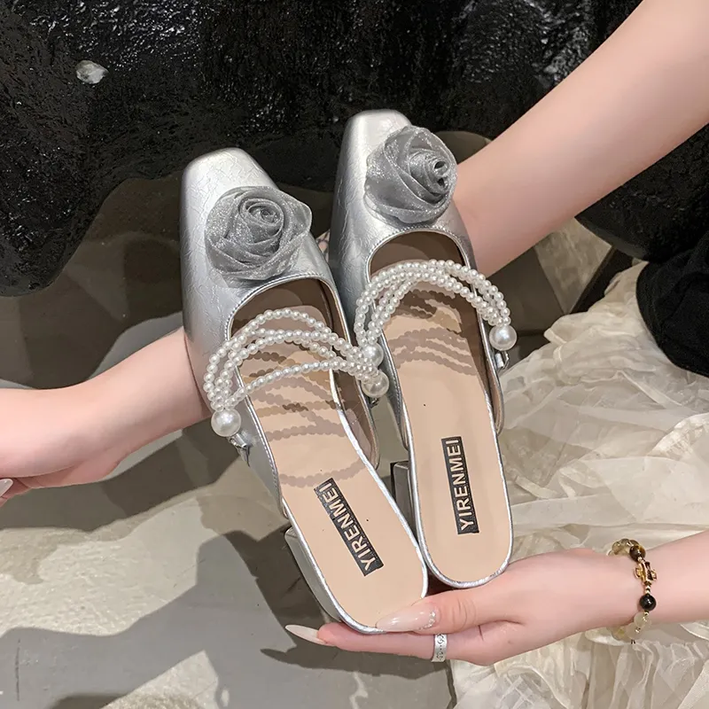 WUJI Slip Resistant Quiet Closed Toe Slippers Women's-12