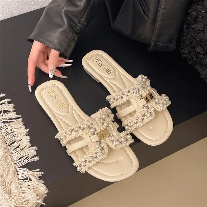 WUJI Slip Resistant Abrasion Resistant Slide Slippers Women's-7