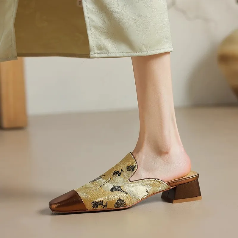 WUJI Abrasion Resistant Slip Resistant Closed Toe Slippers Women's-5