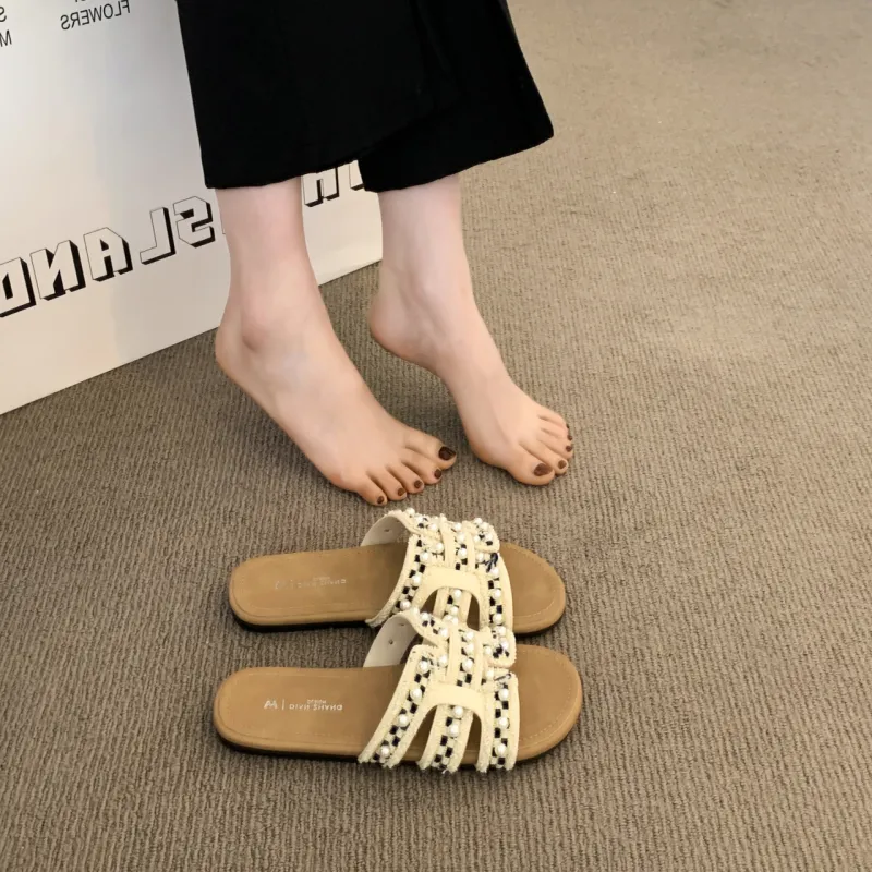 WUJI Slip Resistant Odor Resistant Slide Slippers Women's-12