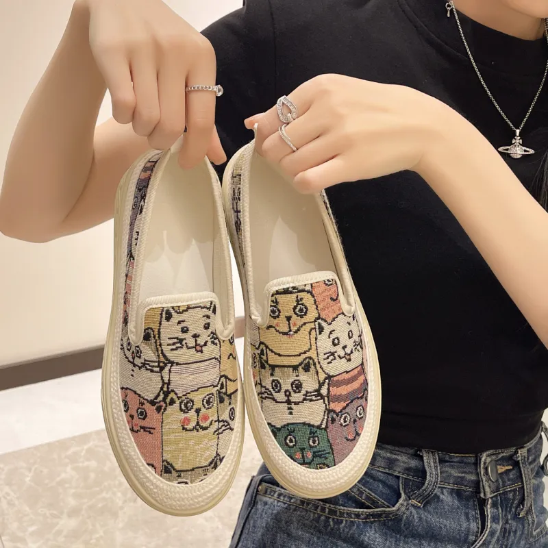 WUJI Anti Slip Wear Resistant Low Top Skateboard Shoes Women's-2