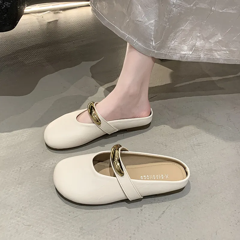 WUJI Rubber Sole Closed Toe Slippers Women's-6