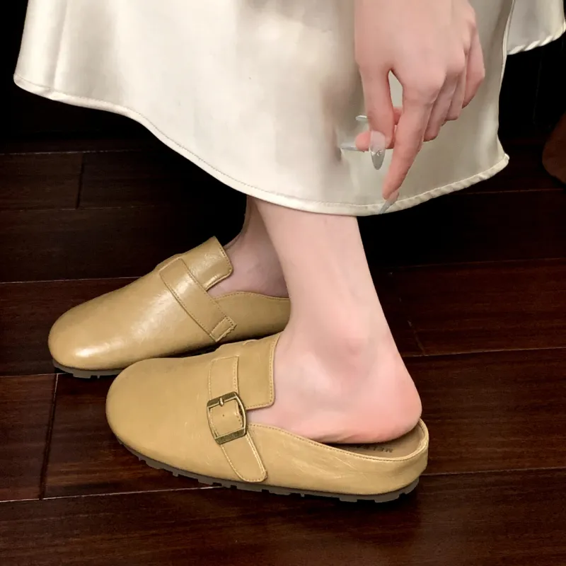 WUJI Slip Resistant Odor Resistant Closed Toe Slippers Women's-17