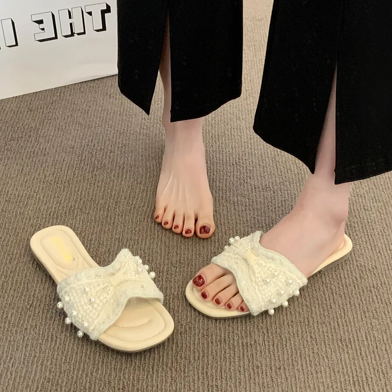 WUJI Rubber Sole Slip Resistant Abrasion Resistant Slide Slippers Women's-8