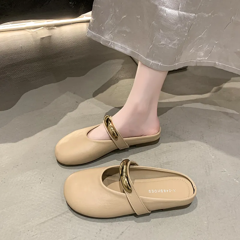 WUJI Rubber Sole Closed Toe Slippers Women's-1