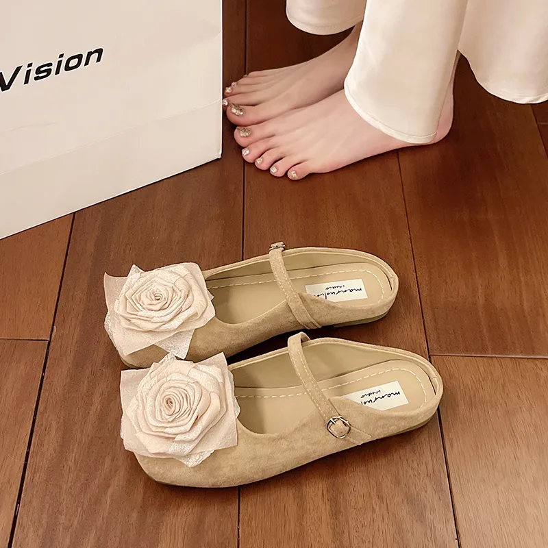 WUJI Rubber Sole Slip Resistant Abrasion Resistant Closed Toe Slippers Women's-5