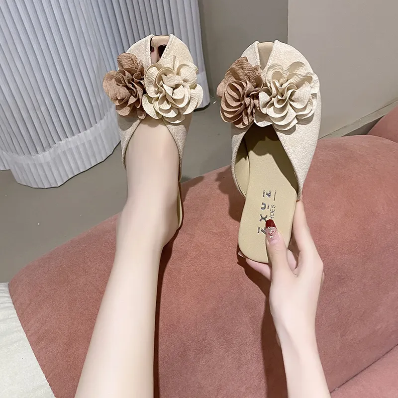 WUJI Abrasion Resistant Slip Resistant Closed Toe Slippers Women's-1