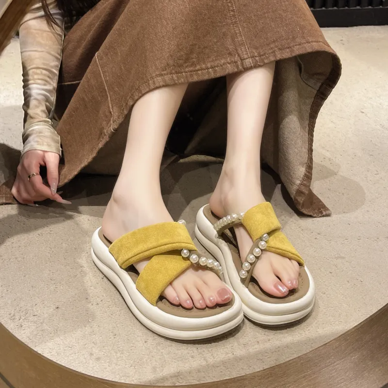 WUJI Slip Resistant Odor Resistant Slide Slippers Women's-13