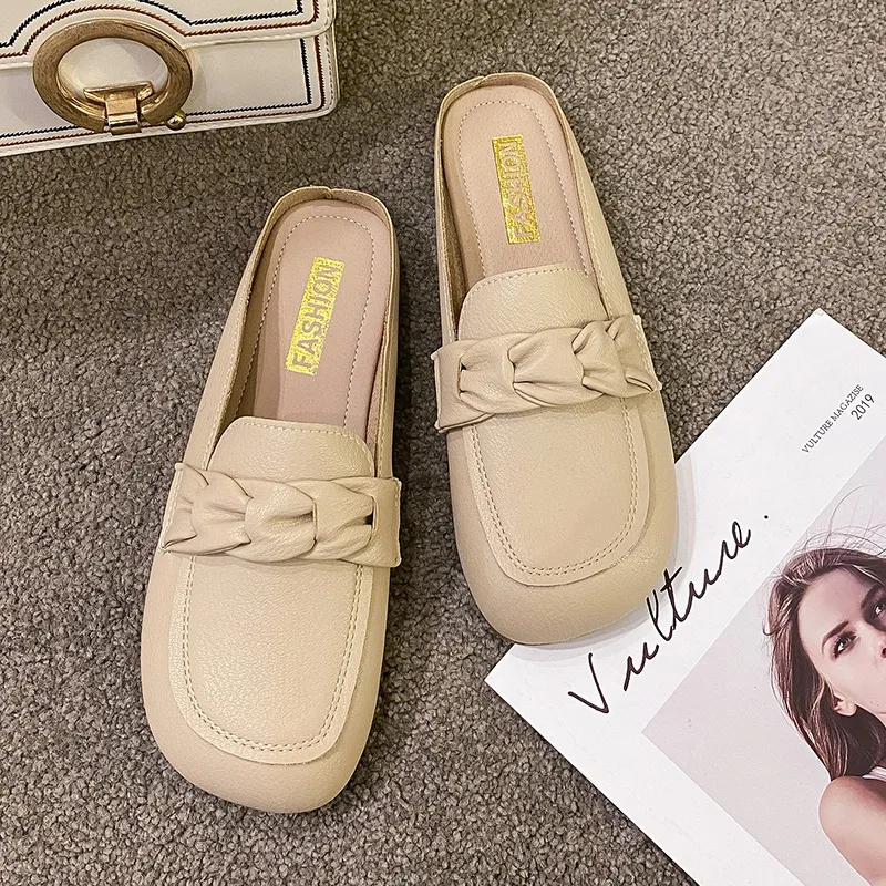 WUJI Rubber Sole Slip Resistant Abrasion Resistant Closed Toe Slippers Women's-9