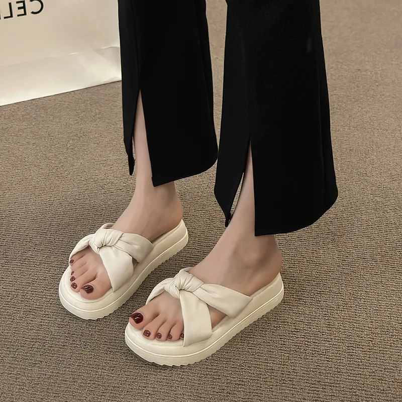 WUJI Slip Resistant Quiet Slide Slippers Women's-2