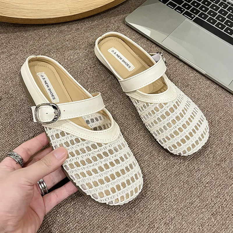 WUJI Slip Resistant Abrasion Resistant Closed Toe Slippers Women's-8