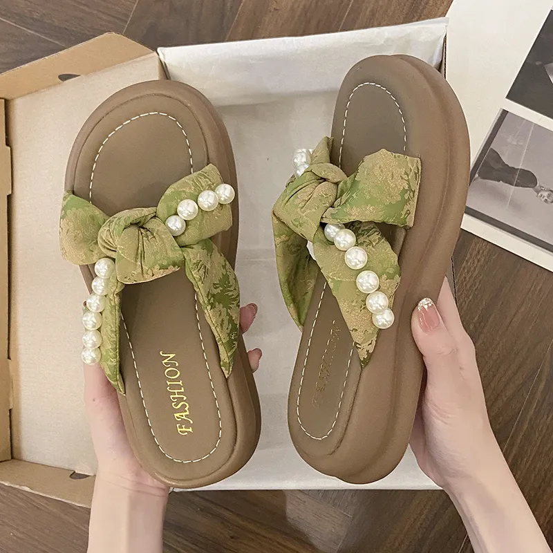 WUJI Slip Resistant Abrasion Resistant Slide Slippers Women's-3