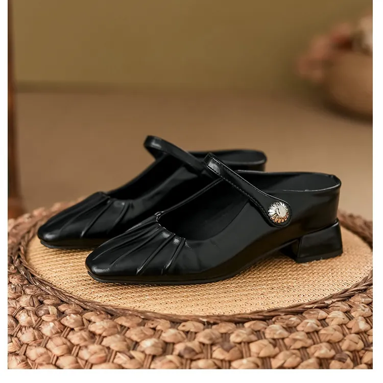 WUJI Abrasion Resistant Slip Resistant Closed Toe Slippers Women's-5