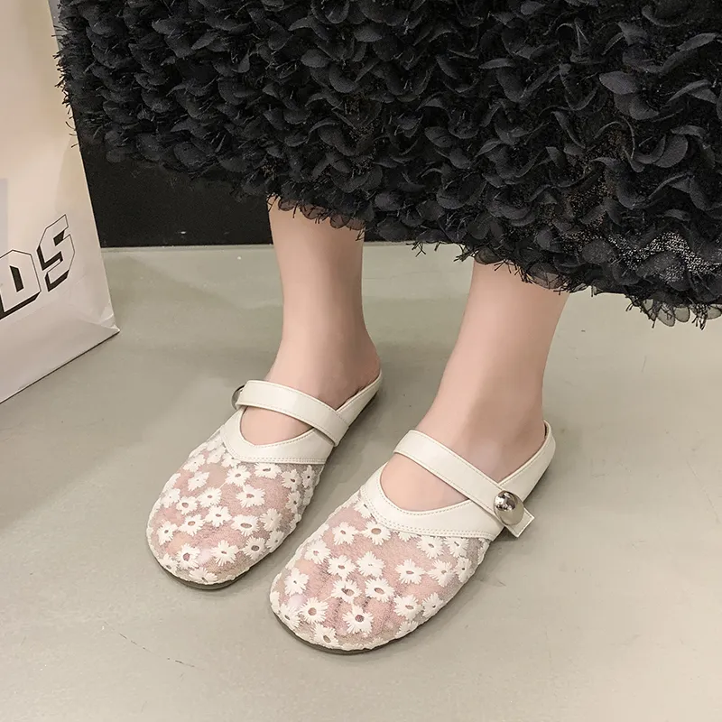 WUJI Slip Resistant Odor Resistant Closed Toe Slippers Women's-8