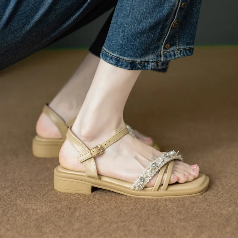 WUJI One Strap Sandals 3.5cm Women's-10