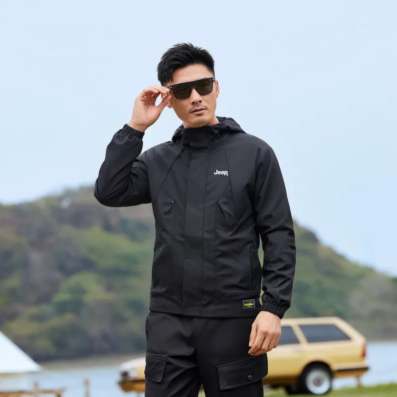 Jeep Jackets Unisex Pure Black-3