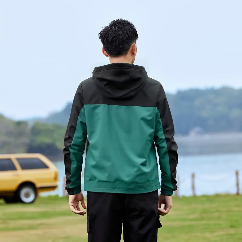 Jeep Jackets Coats Unisex Black Green-4