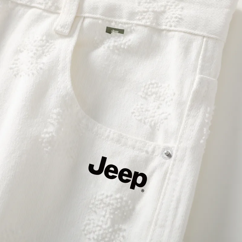 Jeep Jeans Unisex White-4