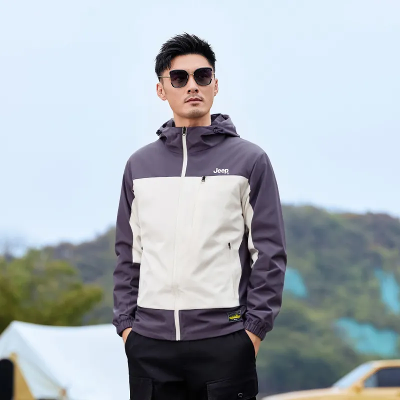 Jeep Jackets Coats Unisex Blue Purple Color-2