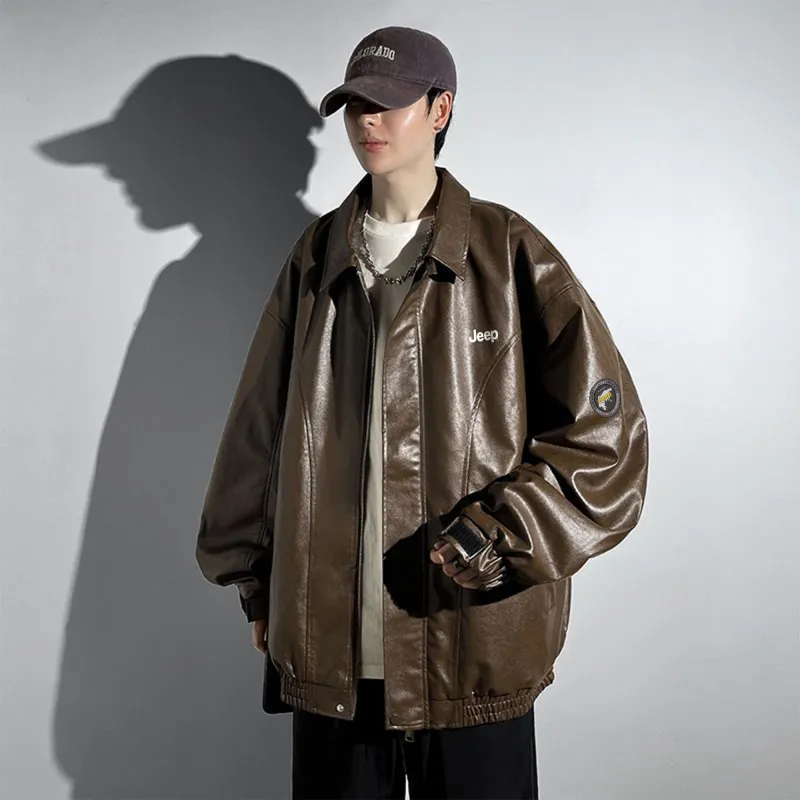 Jeep Leather Jackets Unisex-12
