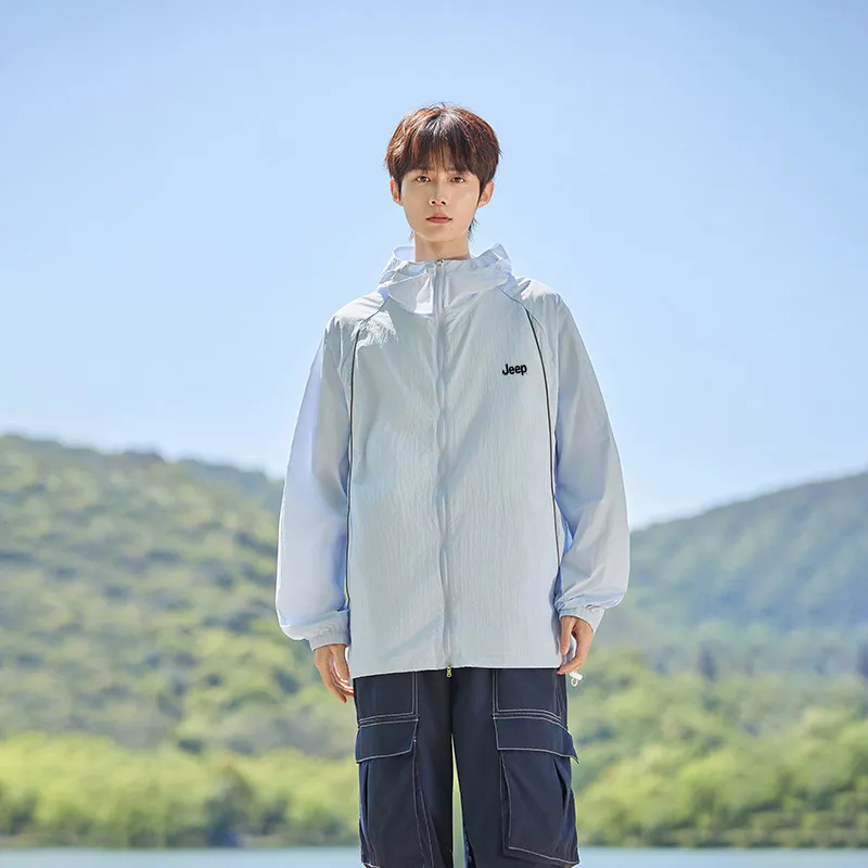 Jeep Super Light, Breathable, Quick Dry, UV Protection, Cooling Sun Protection Clothing Unisex-2