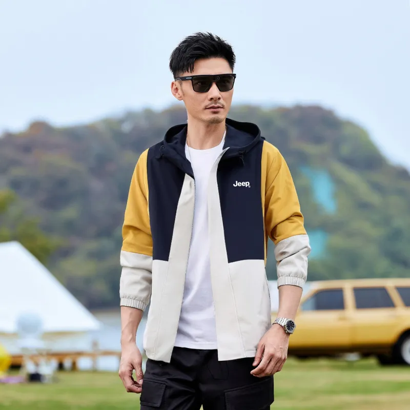Jeep Jackets Coats Unisex Ginger Yellow-2