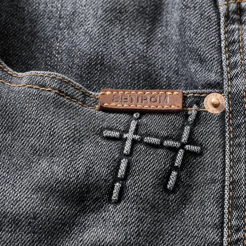 Jeep Jeans Unisex Black Gray Color-4
