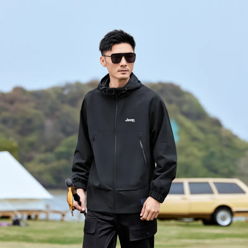 Jeep Jackets & Coats Unisex Pure Black-4