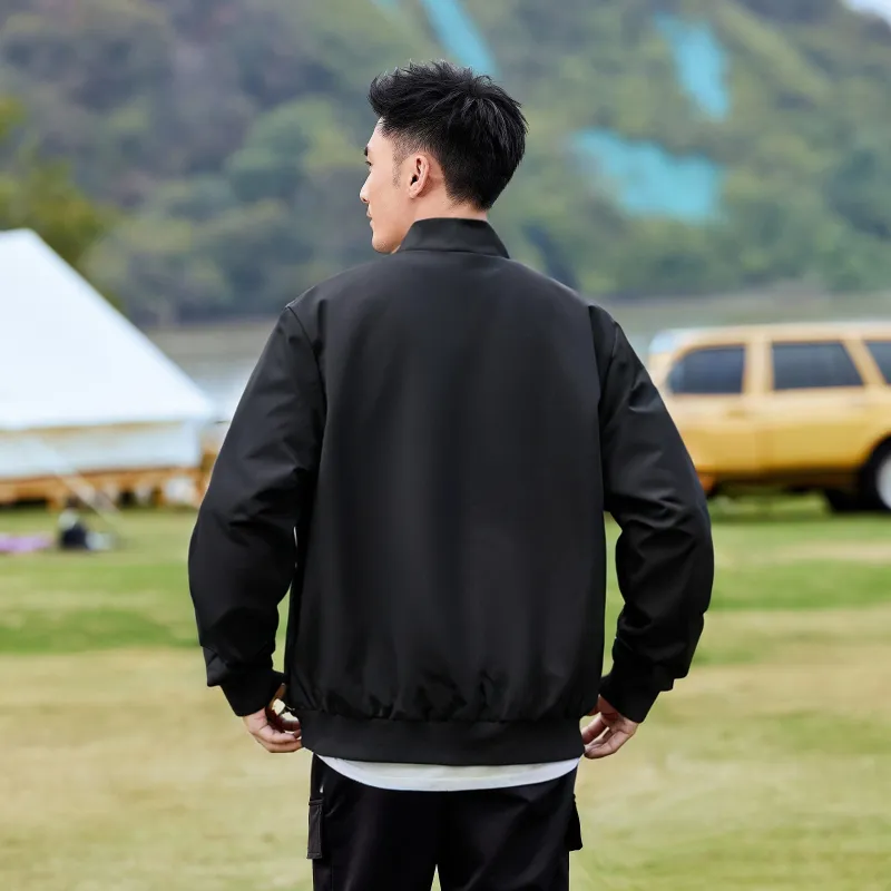 Jeep Jackets Coats Unisex Pure Black-4