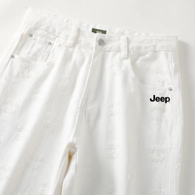 Jeep Jeans Unisex White-2