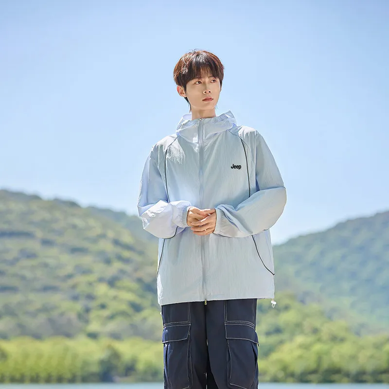 Jeep Super Light, Breathable, Quick Dry, UV Protection, Cooling Sun Protection Clothing Unisex-3
