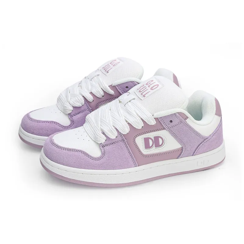 GLO BULL Skateboard Shoes Unisex Low Top Purple-2