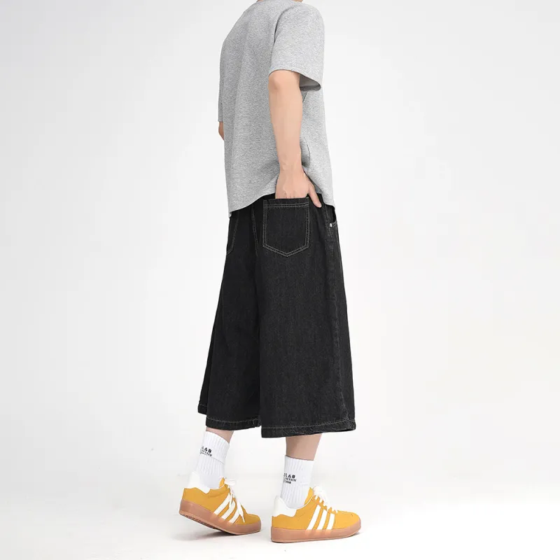 JASONWOOD Denim Shorts Unisex Black-4