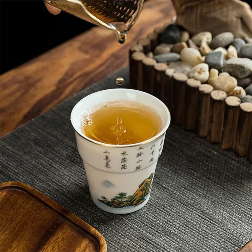South Creek Valley Ceramic Tea Cups White