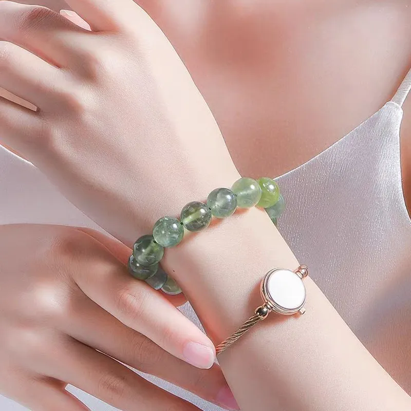 DESTINY TEMPLE Agate Bracelets Unisex Green-1