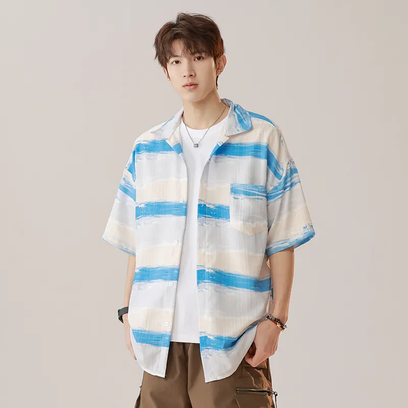 MASGLO Shirts Unisex Bali Blue-2