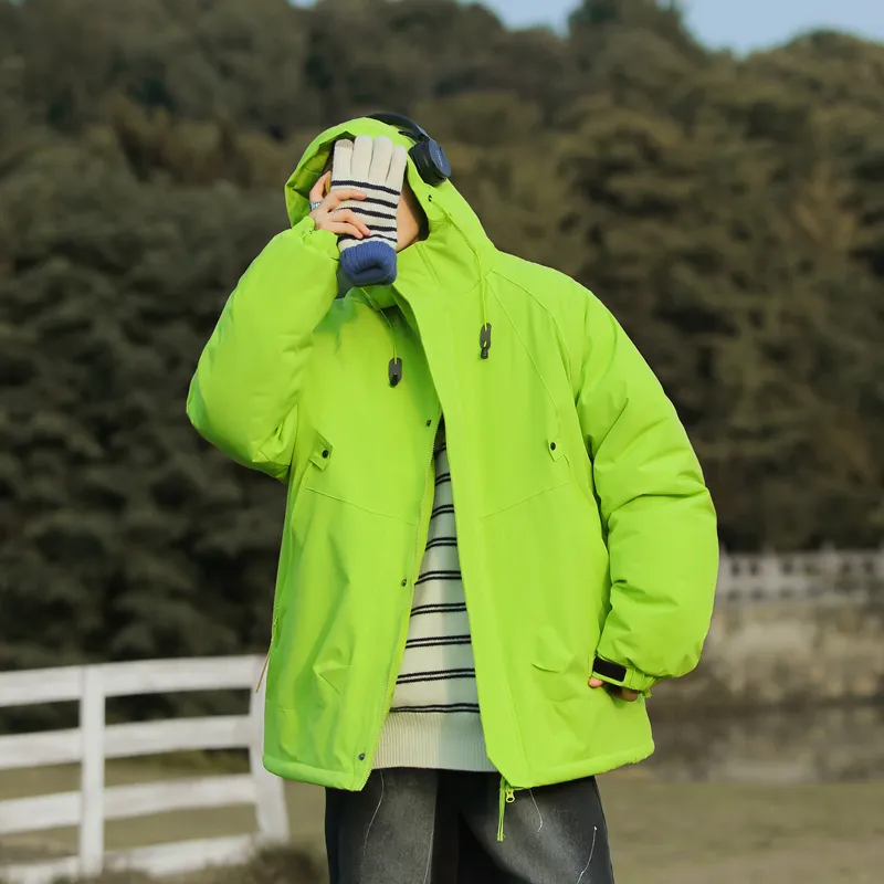 MASGLO Puffer Jacket Unisex Black-4